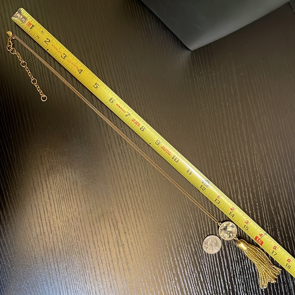 J. Crew Golden Tassel Necklace - Picture 5 of 7